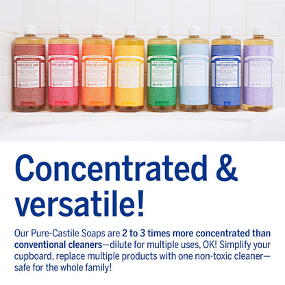 Eucalyptus Pure - Castile Liquid Soap 237ml - Dr. Bronner - Liquid Soap - Eco Natural Products