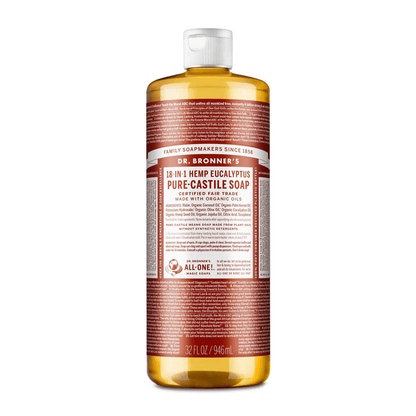 Eucalyptus Pure - Castile Liquid Soap 946ml - Dr. Bronner - Liquid Soap - Eco Natural Products