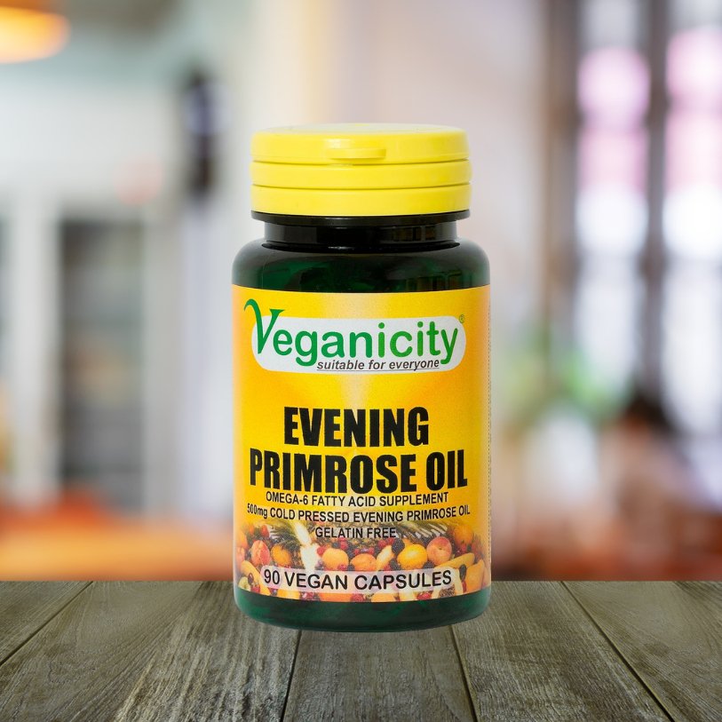 Evening Primrose 500g 90 Vcaps - Veganicity - Supplements - Eco Natural Products