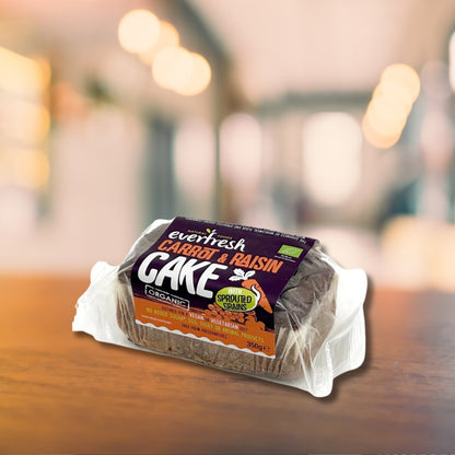 Everfresh Organic Carrot with Raisins Sprouted Grains Cake 350g - Everfresh - Cake - Eco Natural Products