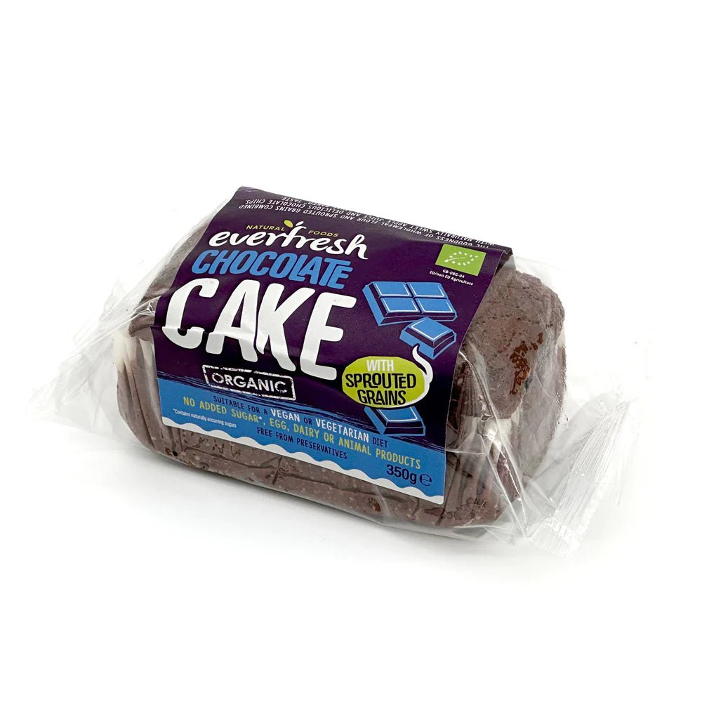 Everfresh Organic Chocolate Sprouted Grains Cake 350g - Eco Natural Products - Everfresh - Cake