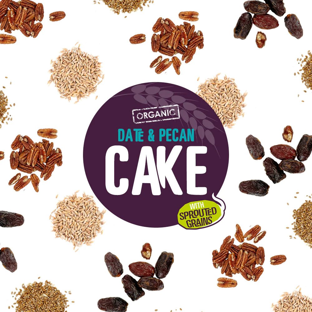 Everfresh Organic Date & Pecan Sprouted Grains Cake 350g - Eco Natural Products - Everfresh - Cake