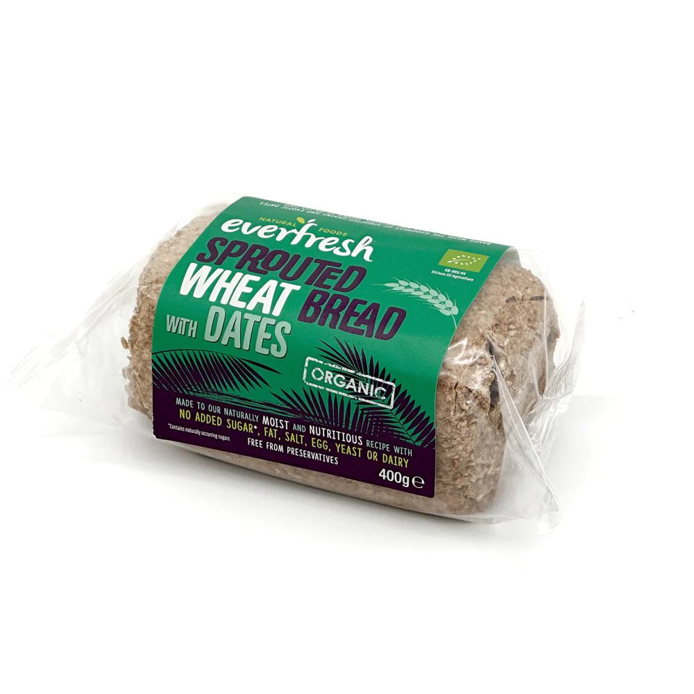 Everfresh Organic Date Sprouted Wheat Bread 400g - Eco Natural Products - Everfresh - Wheat Bread