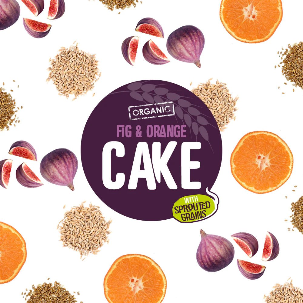 Everfresh Organic Fig & Orange Sprouted Grains Cake 350g - Everfresh - Cake - Eco Natural Products