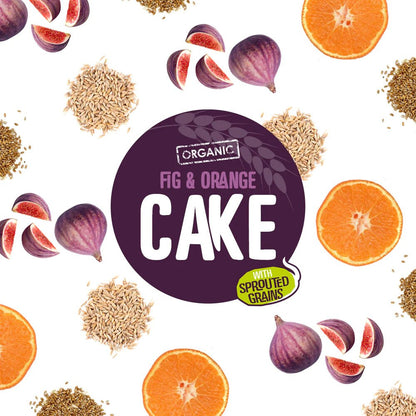 Everfresh Organic Fig & Orange Sprouted Grains Cake 350g - Everfresh - Cake - Eco Natural Products