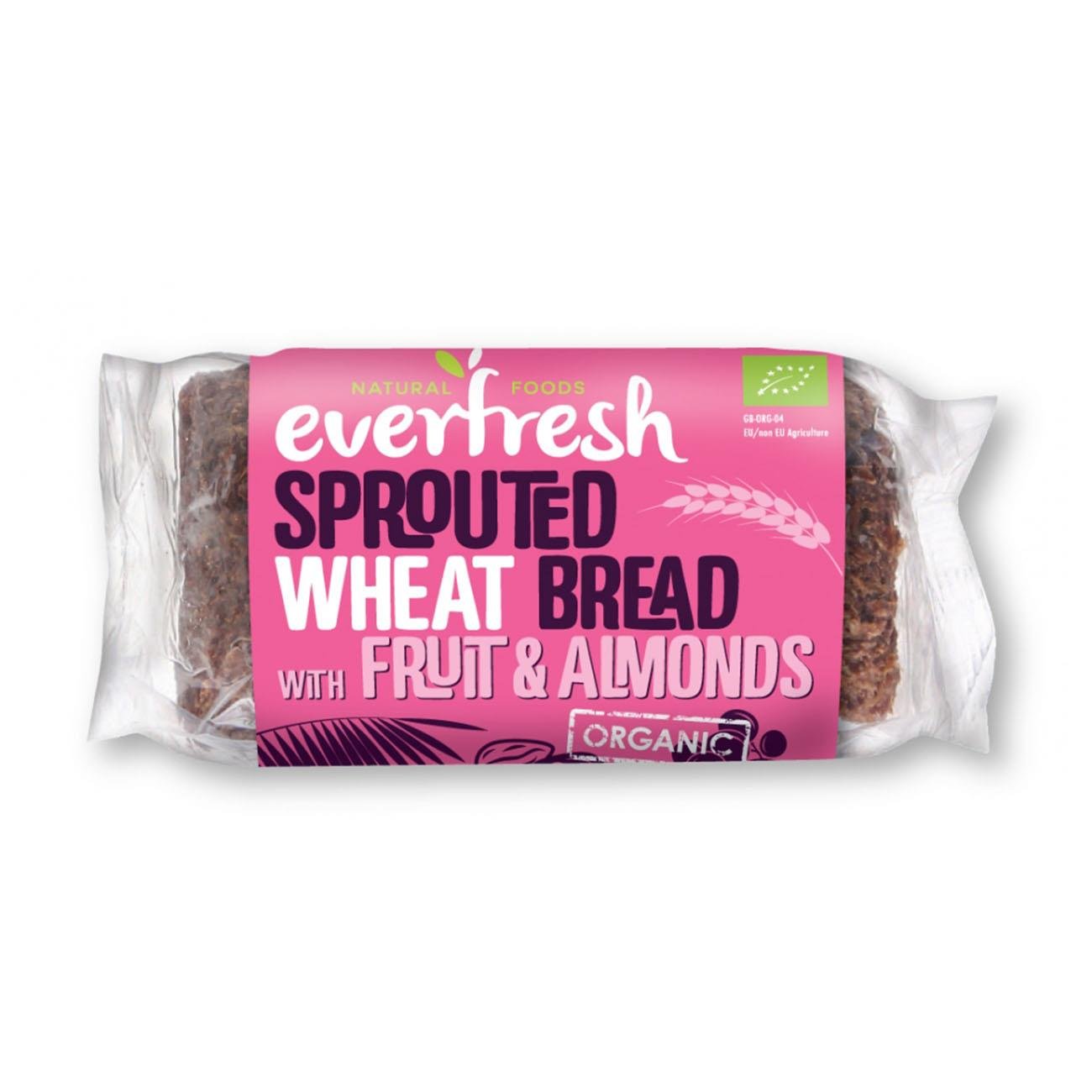 Everfresh Organic Fruit & Almond Sprouted Wheat Bread 400g - Everfresh - Wheat Bread - Eco Natural Products