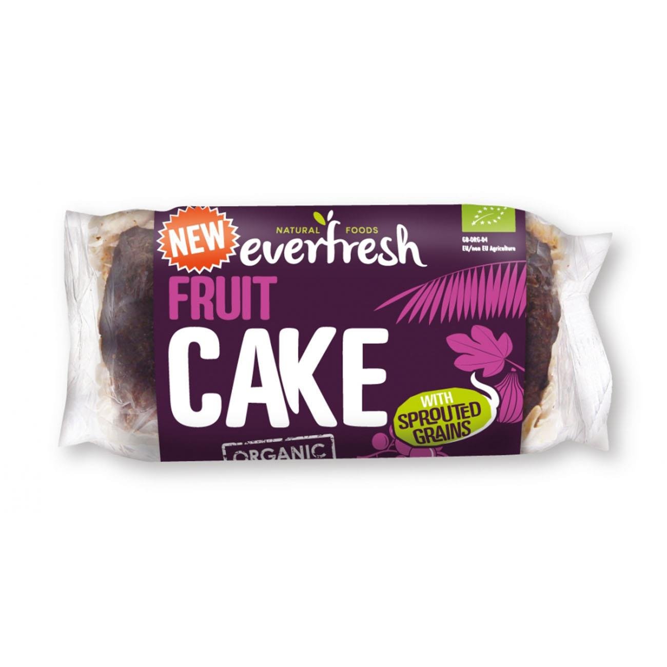 Everfresh Organic Fruit with Sprouted Grains Cake 350g - Eco Natural Products - Everfresh - Cake