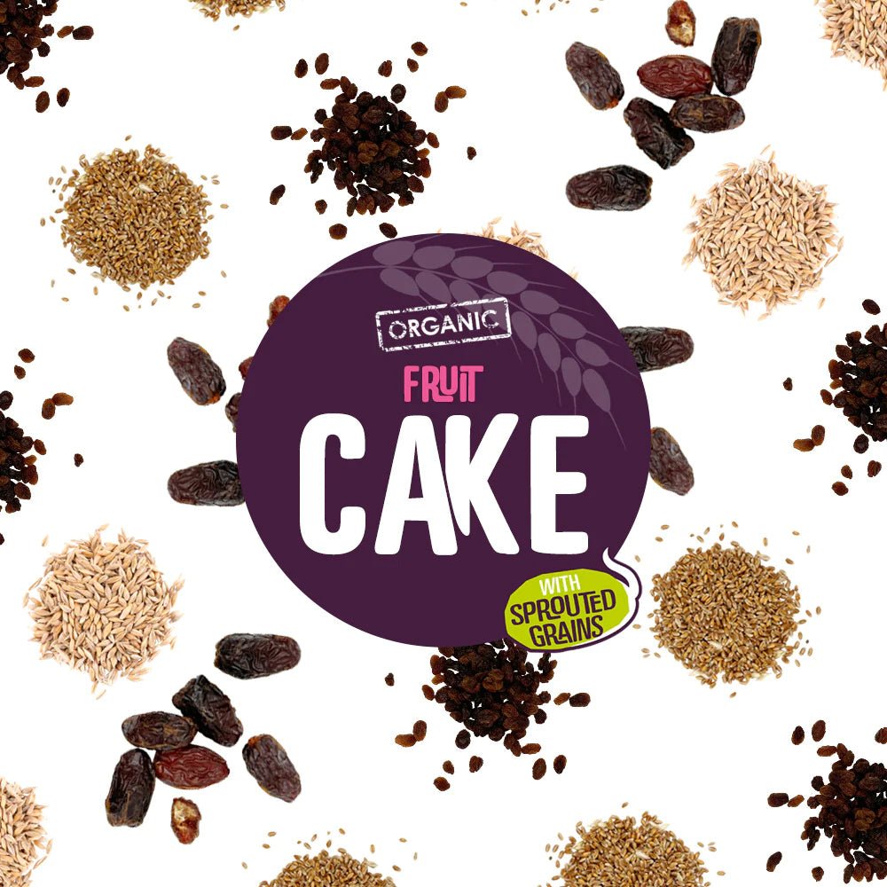 Everfresh Organic Fruit with Sprouted Grains Cake 350g - Eco Natural Products - Everfresh - Cake