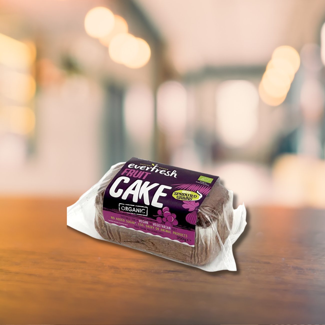 Everfresh Organic Fruit with Sprouted Grains Cake 350g - Everfresh - Cake - Eco Natural Products