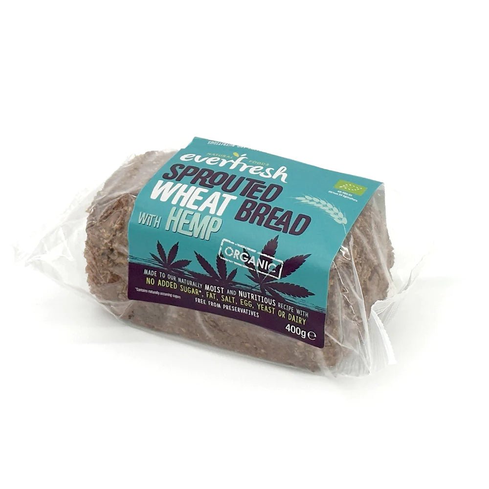 Everfresh Organic Hemp Sprouted Wheat Bread 400g - Everfresh - Wheat Bread - Eco Natural Products