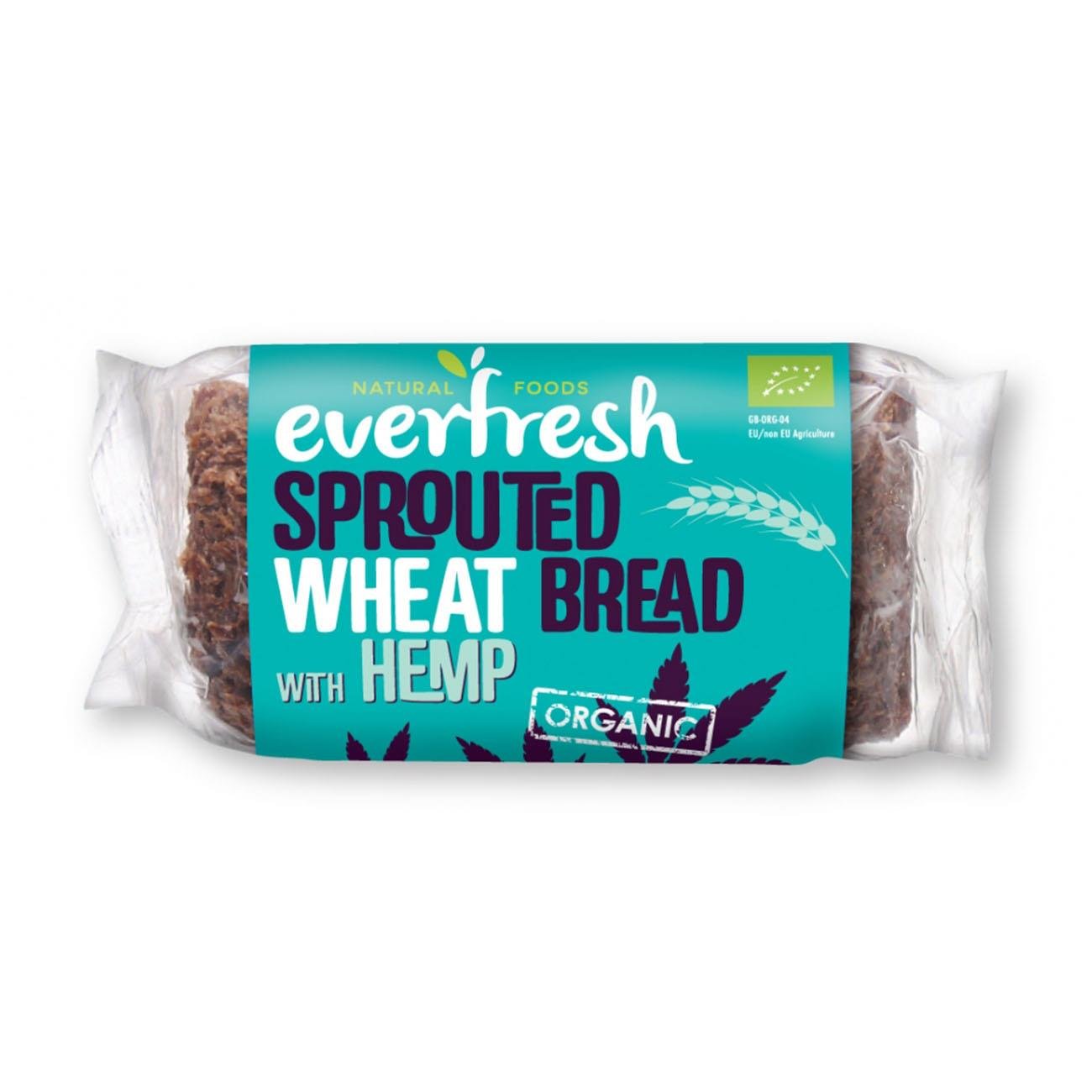 Everfresh Organic Hemp Sprouted Wheat Bread 400g - Everfresh - Wheat Bread - Eco Natural Products