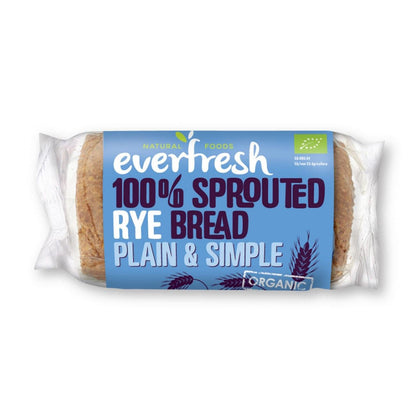 Everfresh Organic Plain and Simple Spouted Rye Bread 400g - Everfresh - Rye Bread - Eco Natural Products