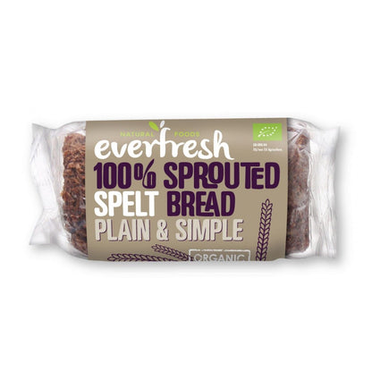 Everfresh Organic Plain and Simple Sprouted Spelt Bread 400g - Everfresh - Spelt Bread - Eco Natural Products