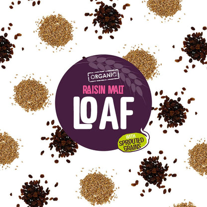 Everfresh Organic Raisin Malted Loaf 290g - Everfresh - Malted Loaf - Eco Natural Products