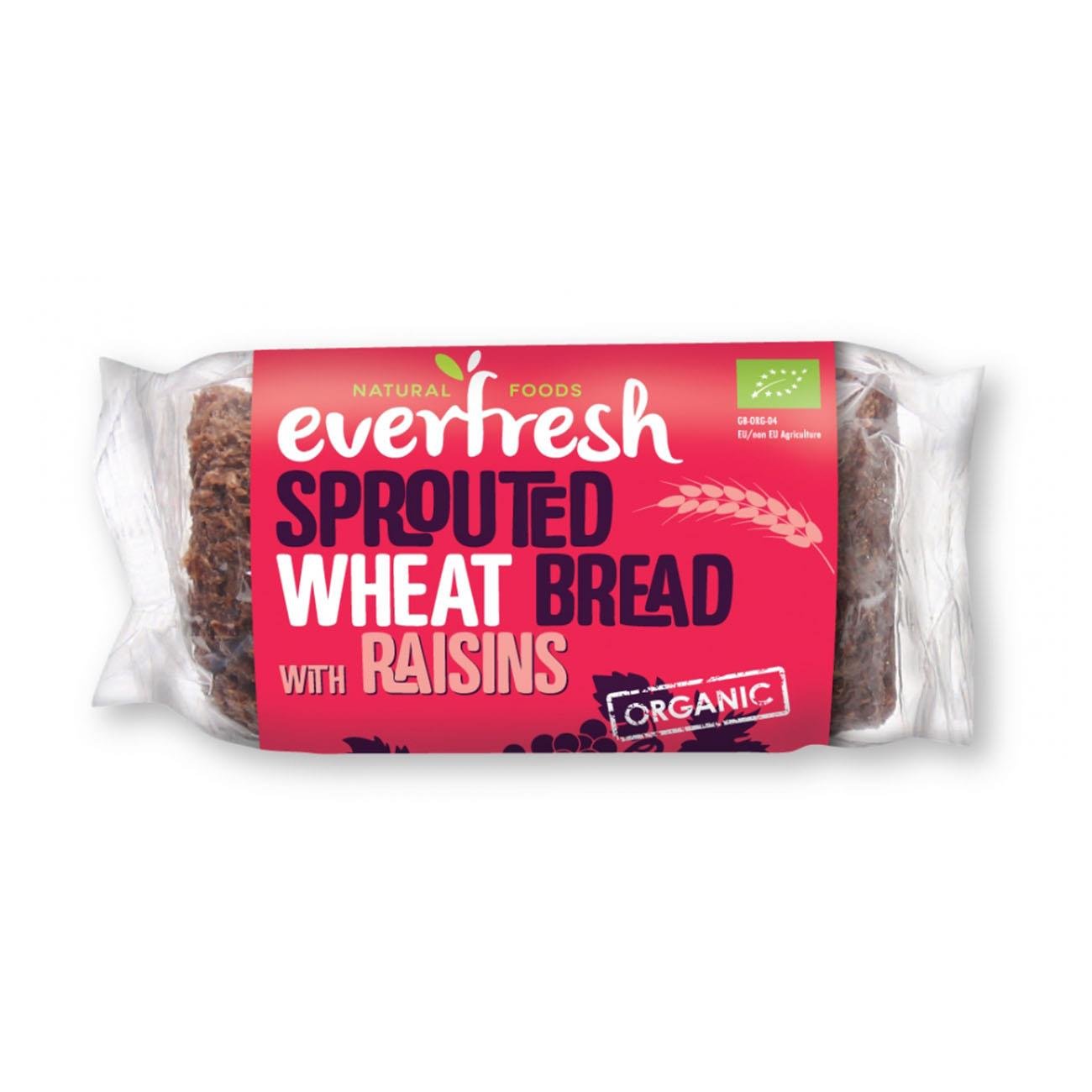 Everfresh Organic Raisin Sprouted Wheat Bread 400g - Everfresh - Wheat Bread - Eco Natural Products