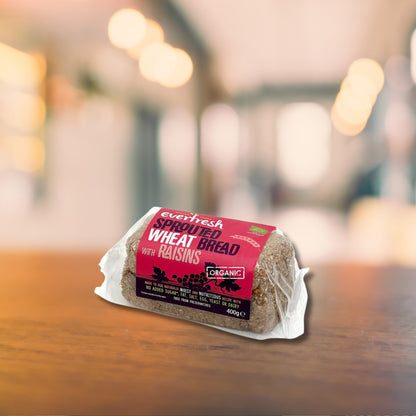 Everfresh Organic Raisin Sprouted Wheat Bread 400g - Everfresh - Wheat Bread - Eco Natural Products