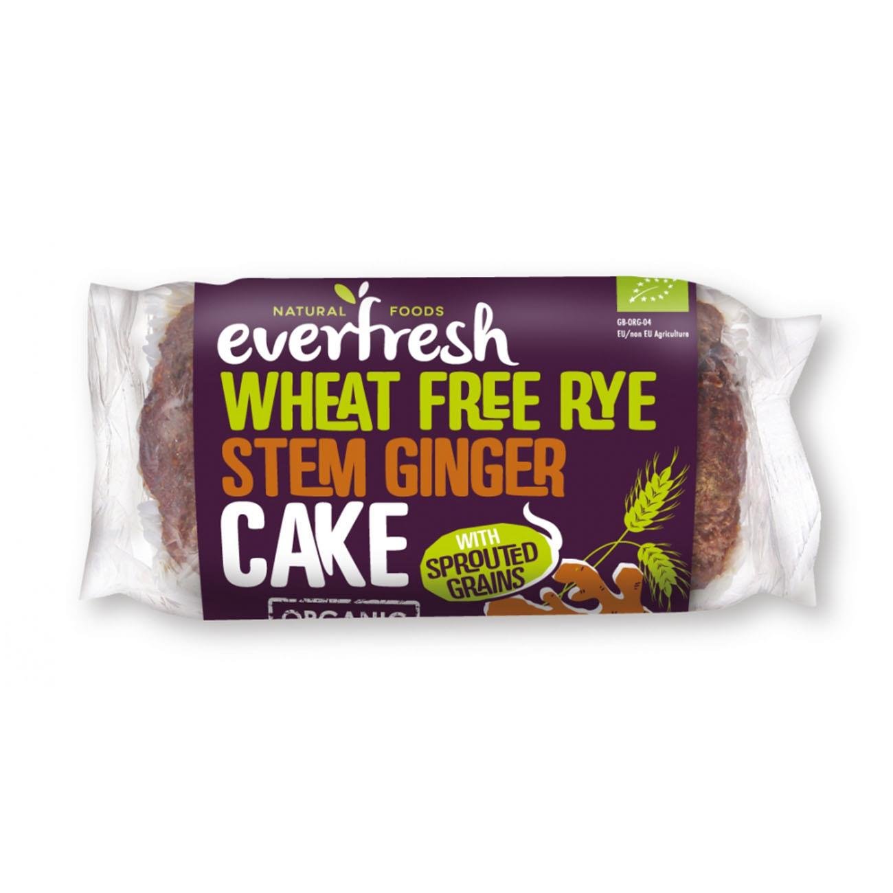 Everfresh Organic Stem Ginger Sprouted Grains Cake 350g - Everfresh - Cake - Eco Natural Products