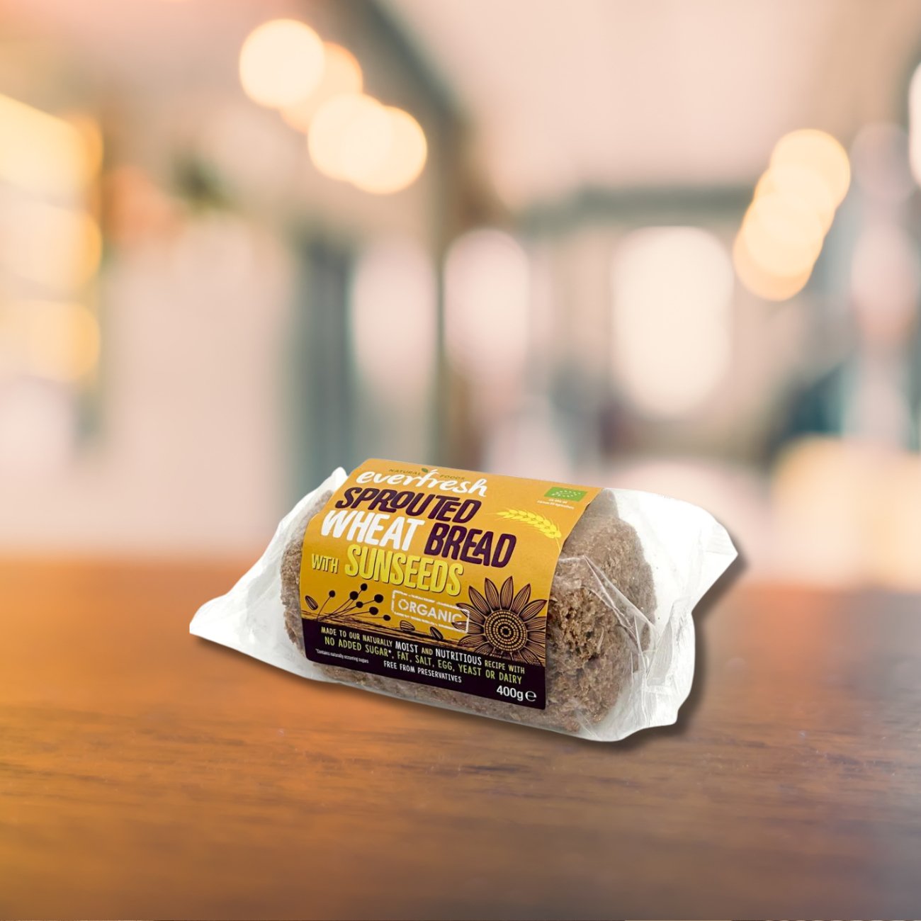 Everfresh Organic Sunseed Sprouted Wheat Bread 400g - Everfresh - Wheat Bread - Eco Natural Products