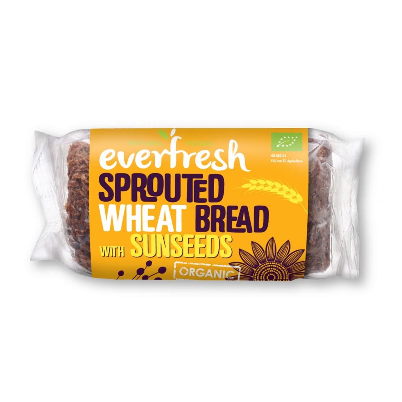 Everfresh Organic Sunseed Sprouted Wheat Bread 400g - Eco Natural Products - Everfresh - Wheat Bread