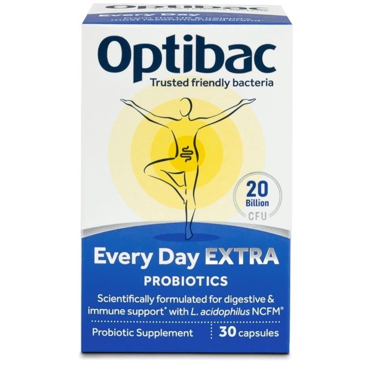 Every Day Probiotics EXTRA Strength 30 Capsules - OptiBac Probiotics - Vitamins & Supplements - Eco Natural Products
