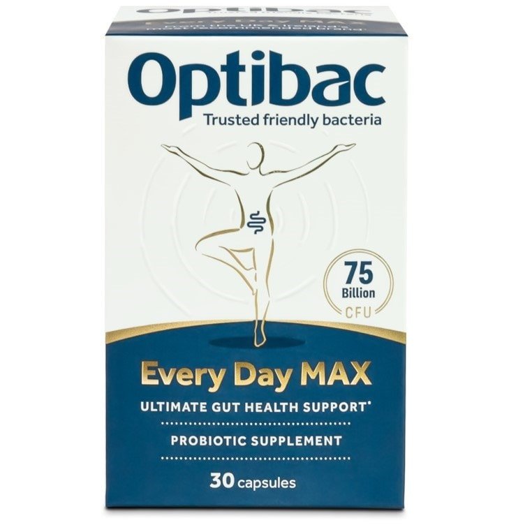 Every Day Probiotics MAX 30 Capsules - OptiBac Probiotics - Vitamins & Supplements - Eco Natural Products