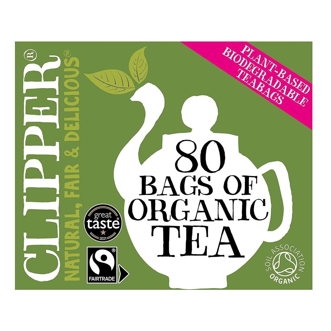 Everyday Black Tea 80 Bags - Eco Natural Products - Clipper - Black Tea