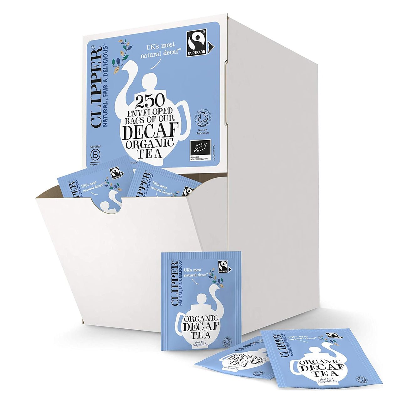 Everyday Decaf Black Tea 250 Envelopes - Eco Natural Products - Clipper - Black Tea