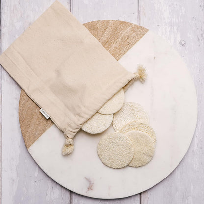 Exfoliating Loofah Face Pads - Tabitha Eve - Cleansing Pad - Eco Natural Products