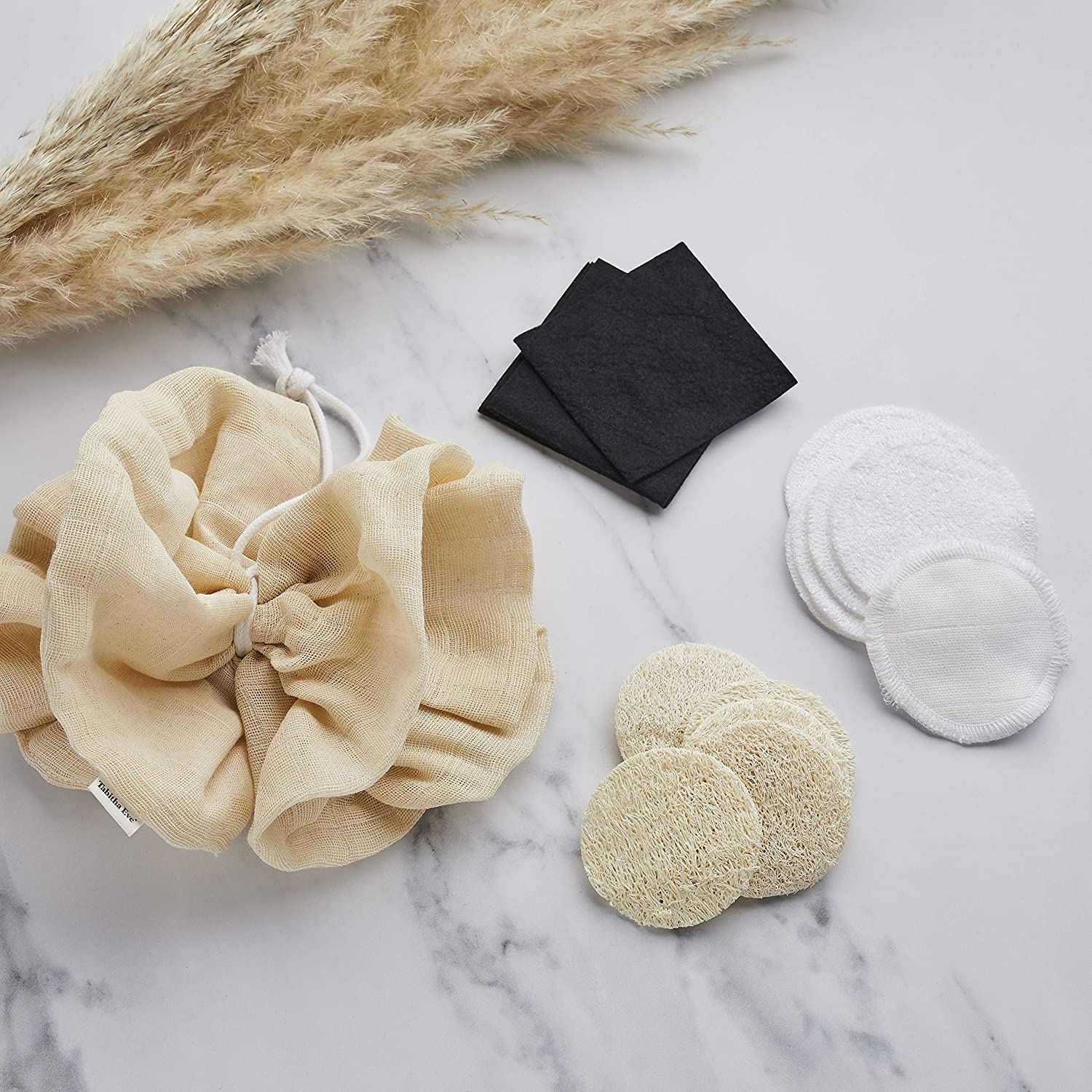 Exfoliating Loofah Face Pads - Tabitha Eve - Cleansing Pad - Eco Natural Products