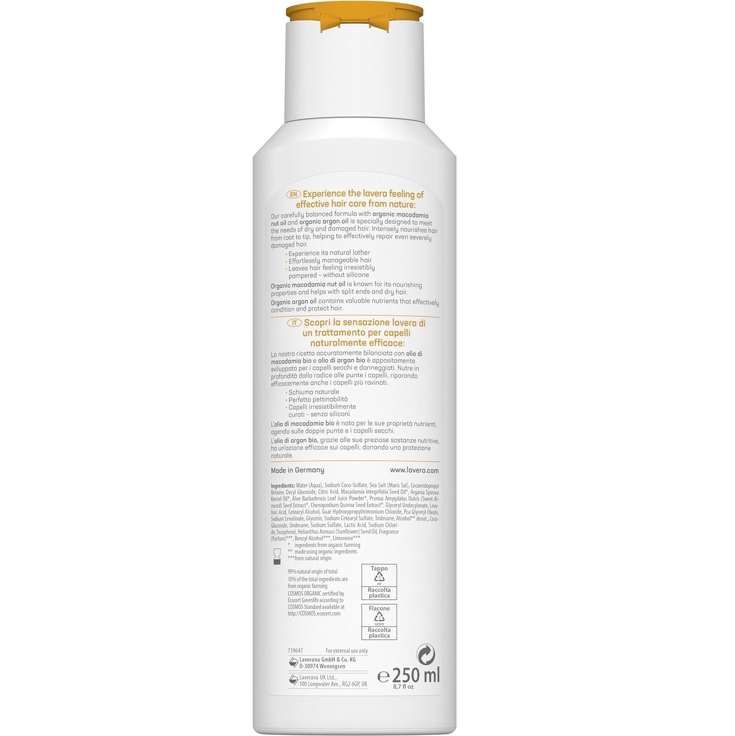Organic Expert Repair & Deep Care Shampoo 250ml