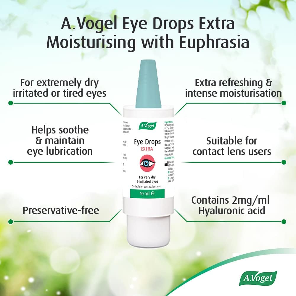 Extra Moisturising Eye Drops 10ml - Eco Natural Products - A. Vogel - Eye Drops