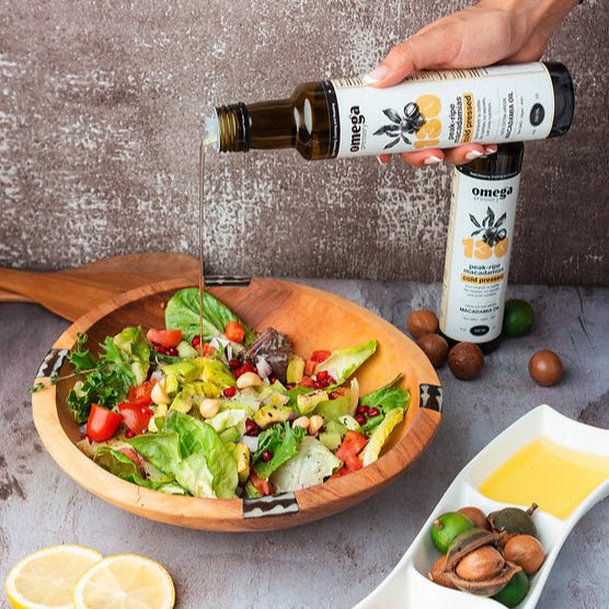 Extra Virgin Macadamia Oil 250ml - Omega Pressery - Cooking Oils - Eco Natural Products