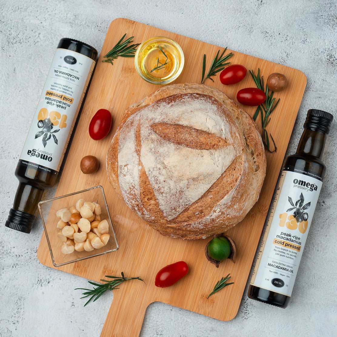 Extra Virgin Macadamia Oil 250ml - Omega Pressery - Cooking Oils - Eco Natural Products