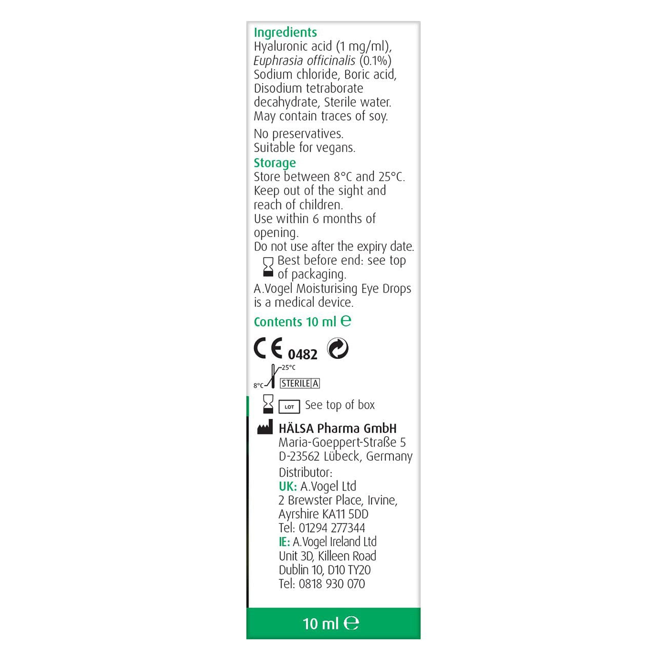 Eye Drops 10ml - A. Vogel - Eye Drops - Eco Natural Products