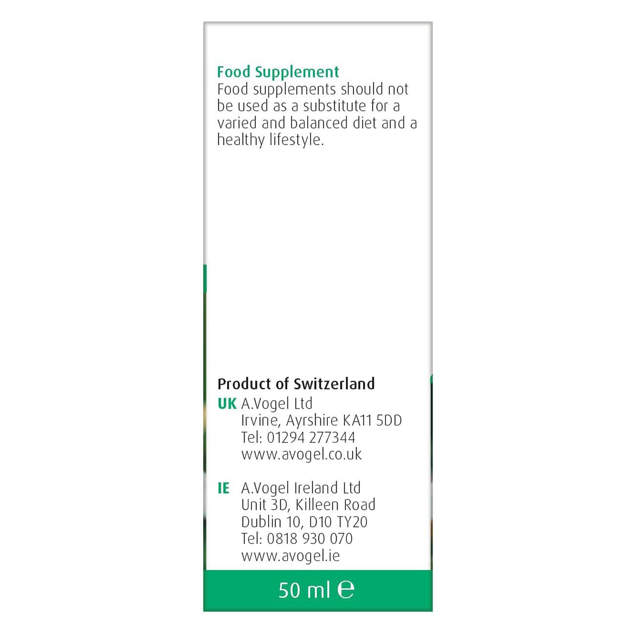 Eyebright Euphrasia Tincture 50ml - A. Vogel - Eye Drops - Eco Natural Products