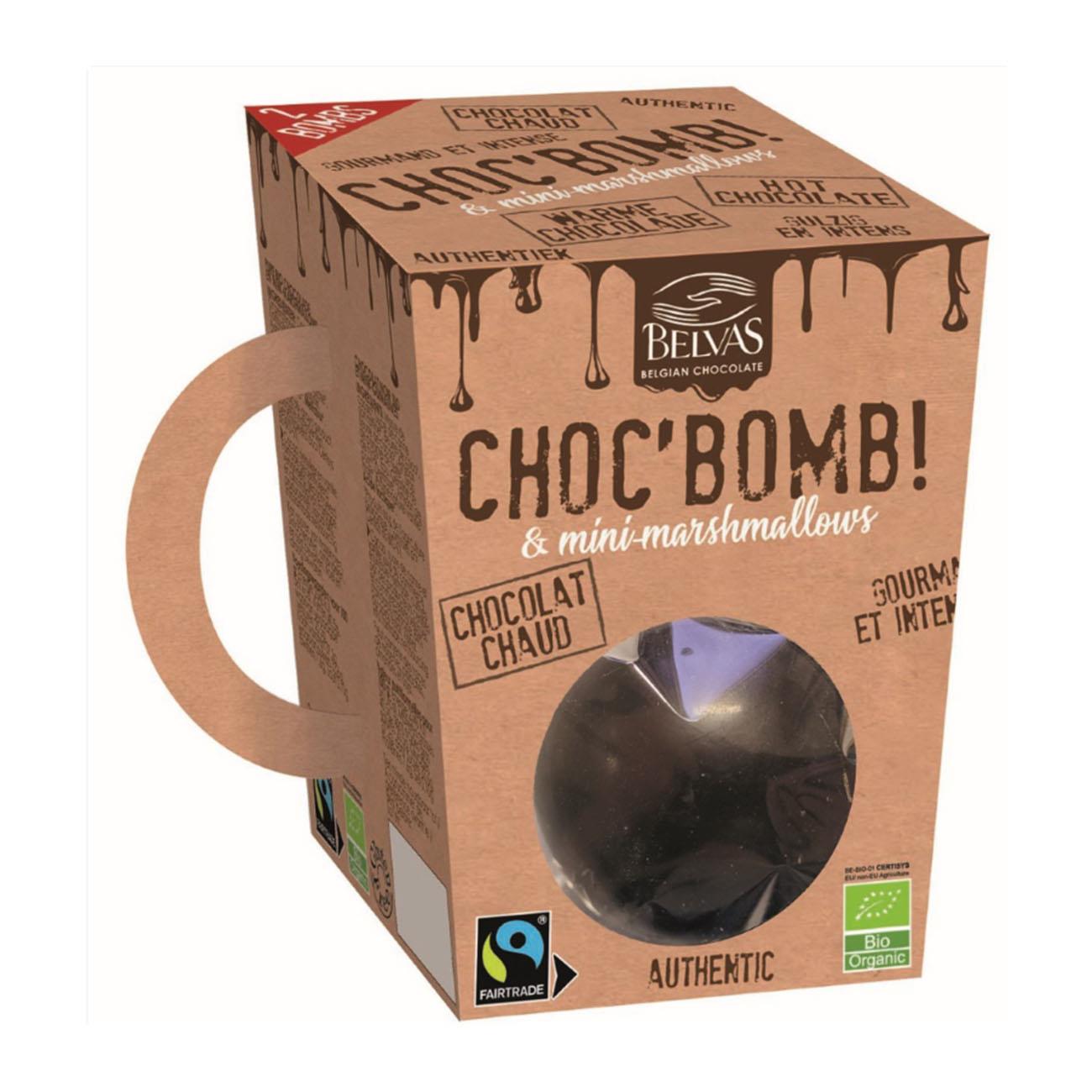 Organic Chocolate Bombs + Mini Marshmallows 70g BBE.29.06.2024