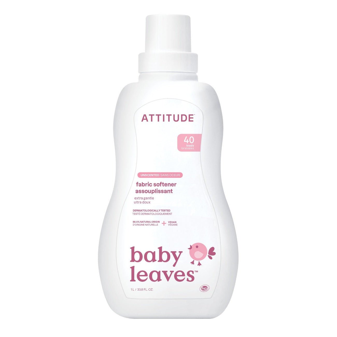 Fabric Softener Baby Fragrance - Free 1050ml - Attitude - Fabric Softener - Eco Natural Products