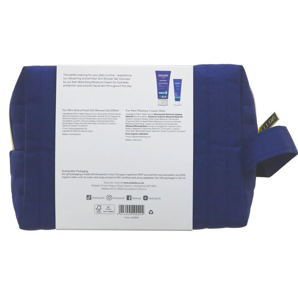 Face & Body For Men Christmas Gift Set - Weleda - Bath & Body Gift Sets - Weleda