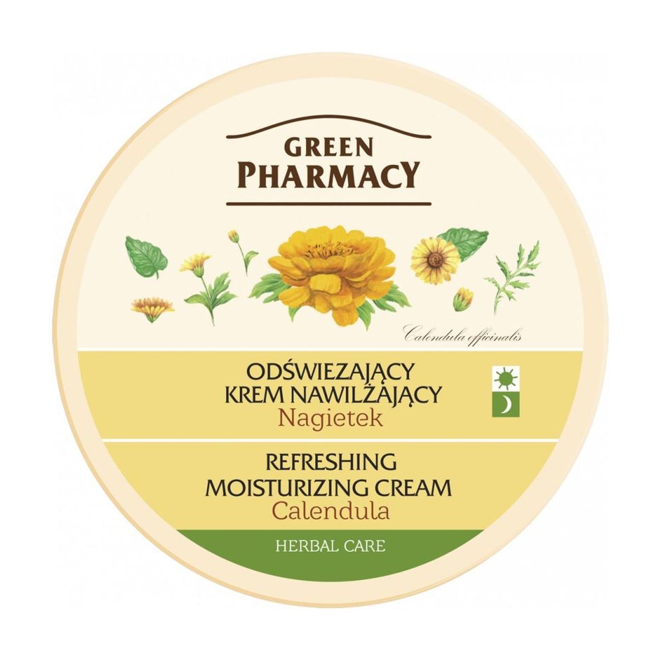 Face Cream Refreshing & Moisturising Calendula 150ml - Green Pharmacy - Face Cream - Eco Natural Products