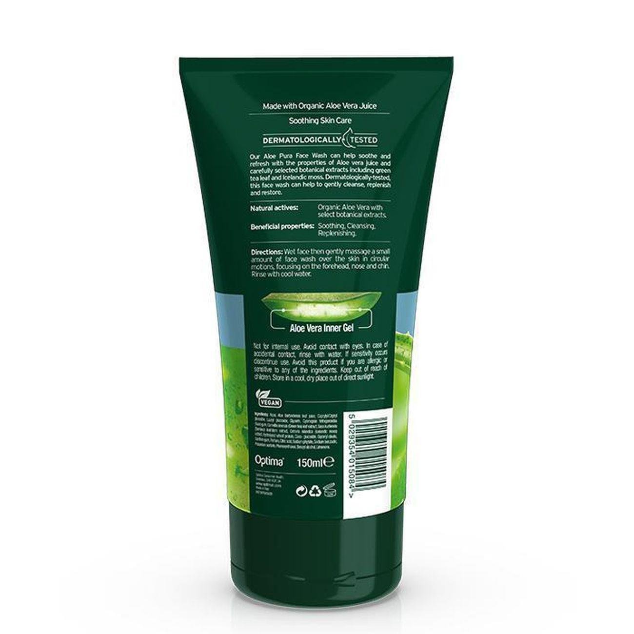 Face Wash 150ml - Aloe Pura - Face Wash - Eco Natural Products