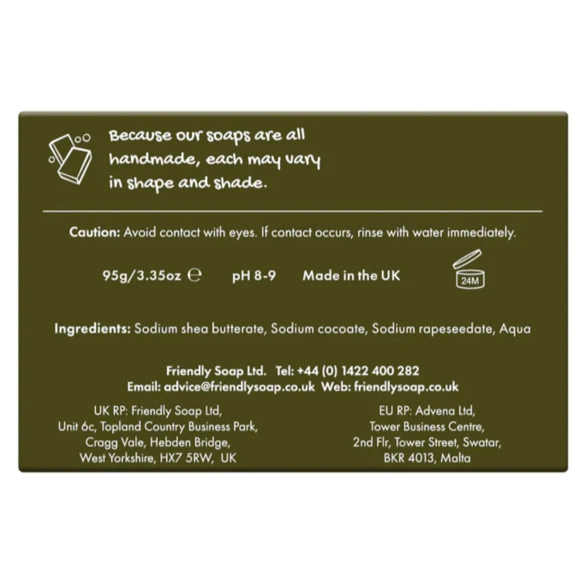 Facial Cleansing Shea Butter Soap 95g - Friendly Soap - Bar Soap - Eco Natural Products