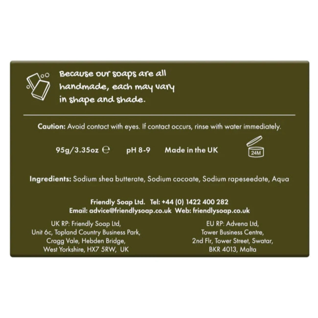 Facial Cleansing Shea Butter Soap 95g - Friendly Soap - Bar Soap - Eco Natural Products