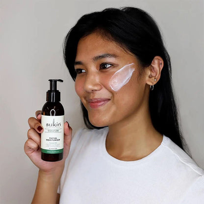 Facial Moisturiser Pump 125ml - Sukin - Face Moisturiser - Eco Natural Products