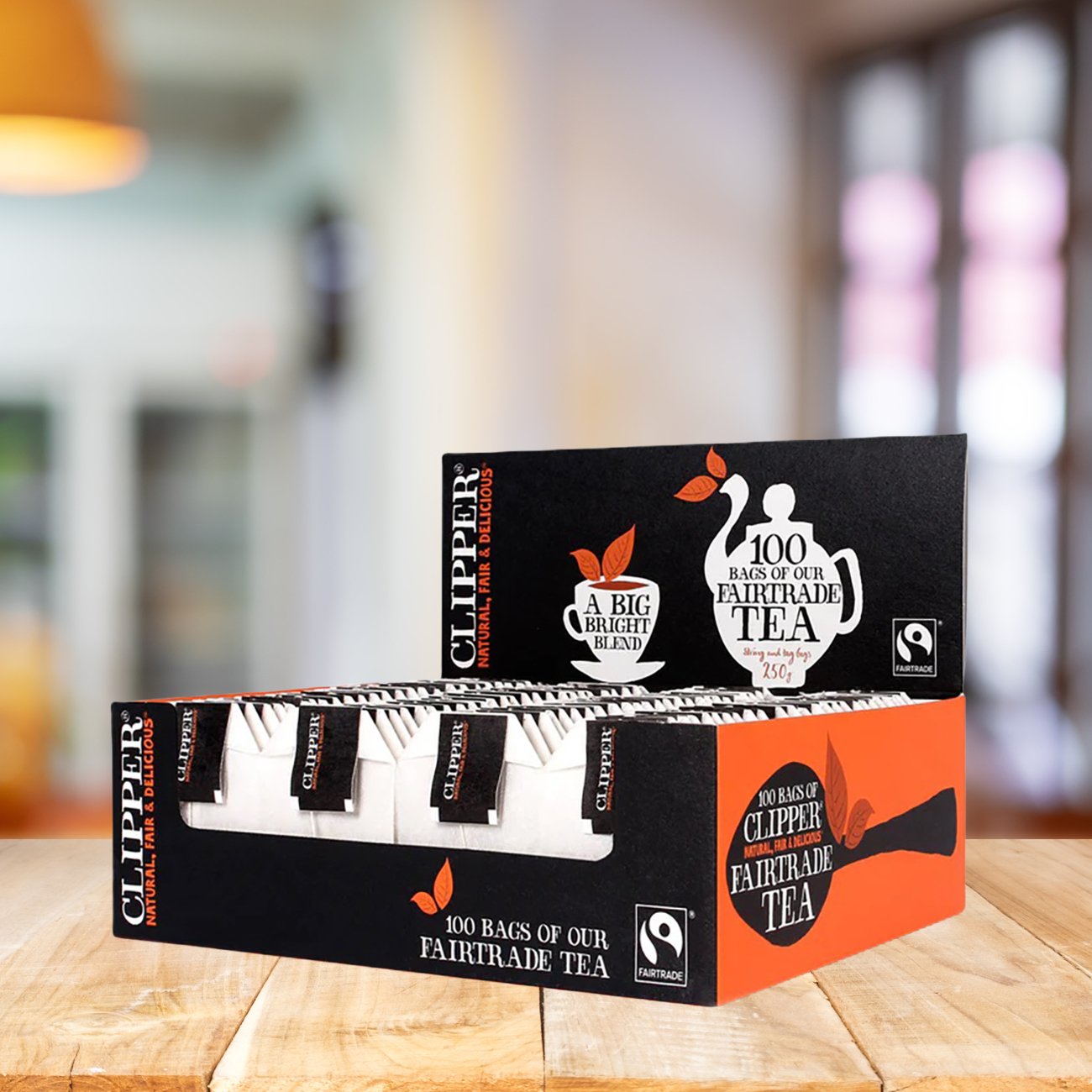 Fairtrade Black Tea 100 String and Tag - Clipper - Black Tea - Eco Natural Products
