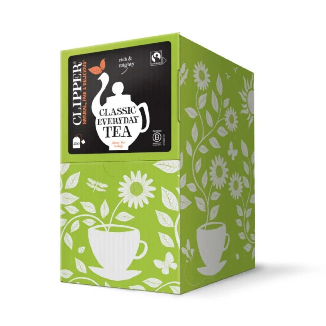 Fairtrade Black Tea 250 Envelopes - Eco Natural Products - Clipper - Black Tea