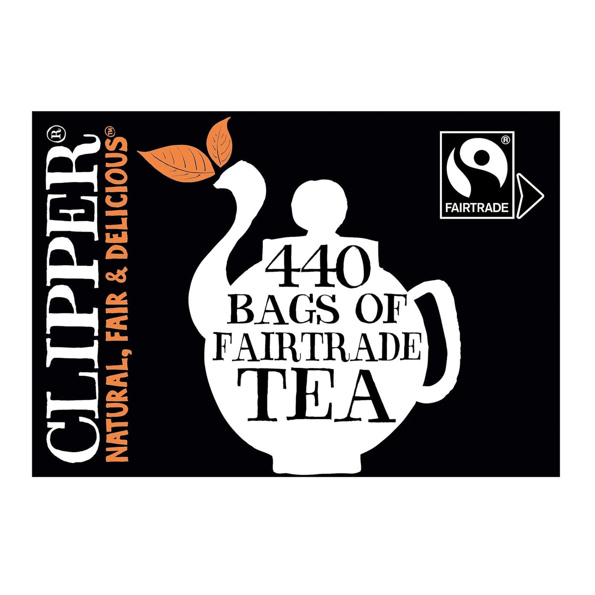 Fairtrade Black Tea 440 Bags - Clipper - Black Tea - Eco Natural Products
