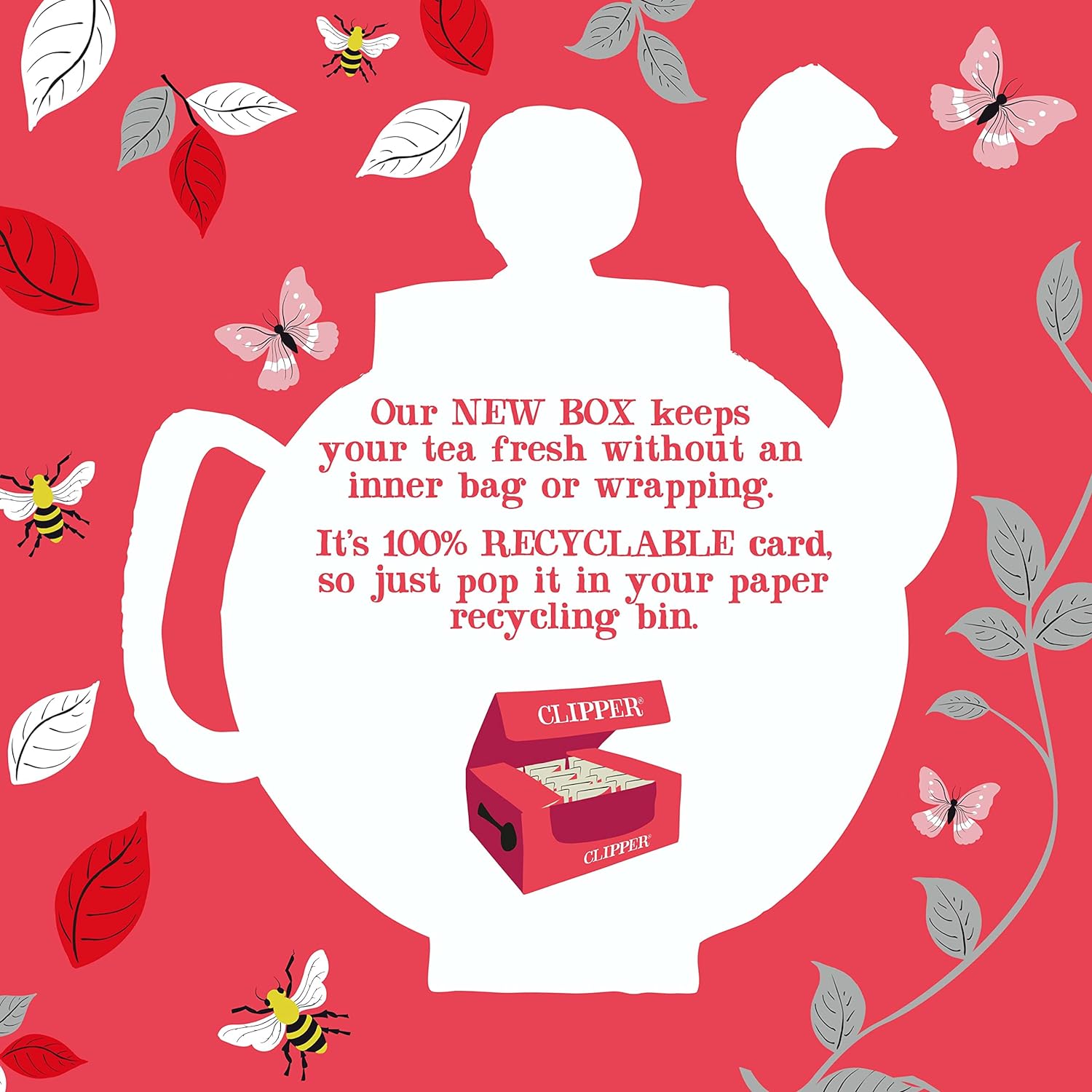 Fairtrade English Breakfast Black Tea 80 Bags - Clipper - Black Tea - Eco Natural Products