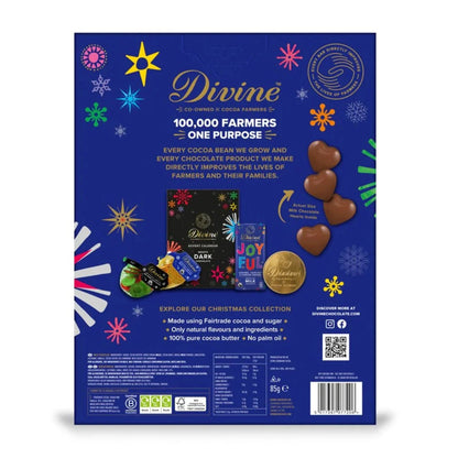 Fairtrade Milk Chocolate Advent Calendar 85g - Divine Chocolate - Advent Calendar - Divine Chocolate