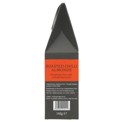 Fairtrade Roasted Chilli Almonds 140g - Zaytoun - Nuts - Zaytoun