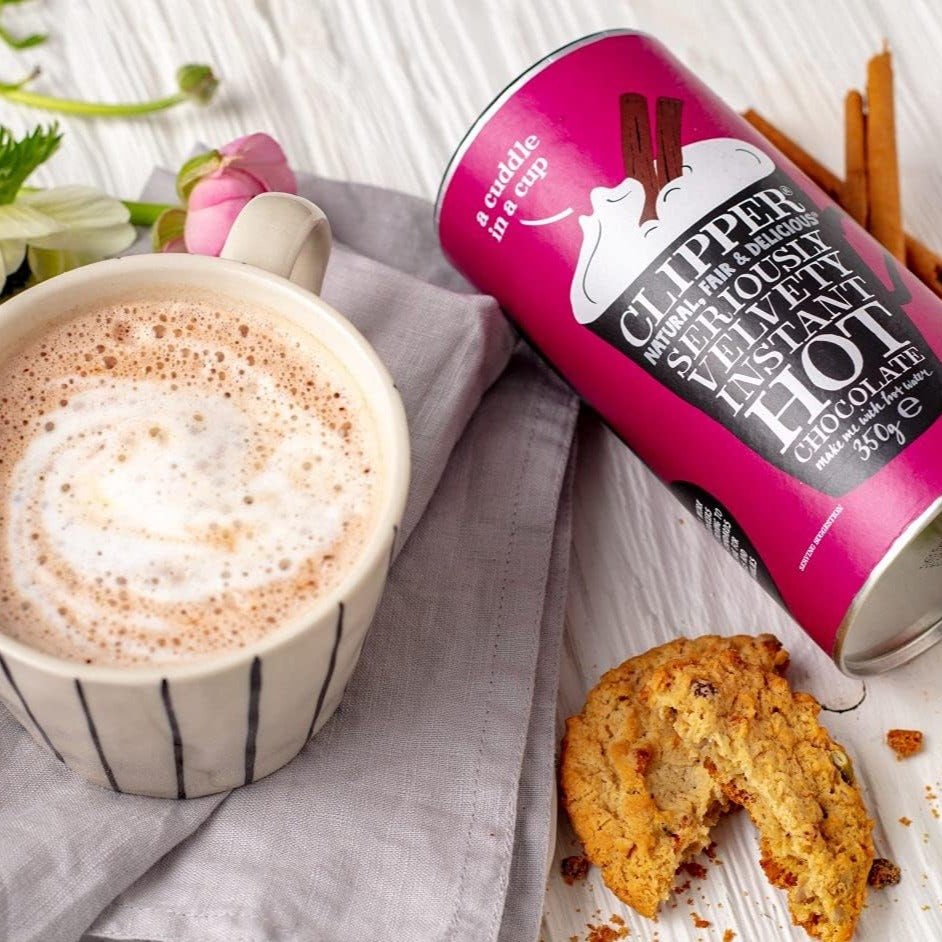 Fairtrade Seriously Velvety Instant Hot Chocolate 1kg - Clipper - Instant chocolate - Eco Natural Products